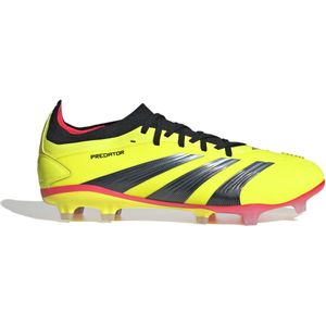 adidas Predator Pro Gras Voetbalschoenen (FG) Felgeel Zwart Rood