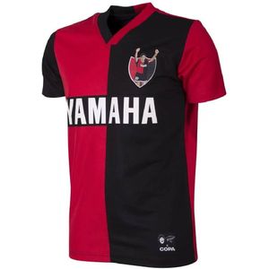 COPA Maradona x Newell´s Old Boys 1993 Retro Voetbalshirt Zwart Rood