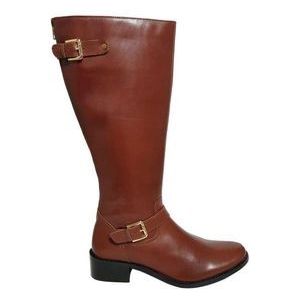 Custom Made - Patra - Dameslaars - Cognac - Leer