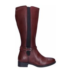 Dameslaars JJ Footwear Coalville Bordo Leer Kuitmaat XL-Schoenmaat 37