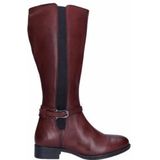 Dameslaars JJ Footwear Coalville Bordo Leer Kuitmaat XL-Schoenmaat 44