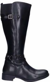 Dameslaars JJ Footwear Dewsbury Zwart Kuitmaat XXL-Schoenmaat 42
