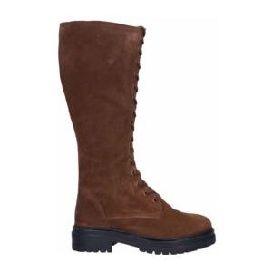 Dameslaars JJ Footwear Redcar Cognac Kuitmaat XL-Schoenmaat 42