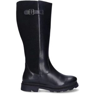 JJ Footwear - Distington - Dameslaars - Zwart - Kuitmaat XXXL