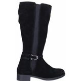 Dameslaars JJ Footwear Coalville Zwart Suède Kuitmaat XS/S-Schoenmaat 39