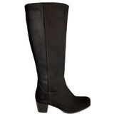Dameslaars JJ Footwear Crofton Suède Zwart Kuitmaat M/L-Schoenmaat 39