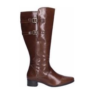 Dameslaars JJ Footwear Piraens Cognac Kuitmaat XL-Schoenmaat 36