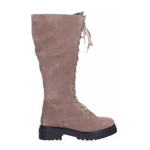 Dameslaars JJ Footwear Redcar Taupe Kuitmaat XL-Schoenmaat 38