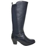 Custom Made - Jaipur - Dameslaars - Zwart - Kuitmaat 45 cm - Schoenmaat 43