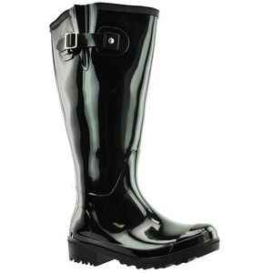 Wide Wellies - Regenlaars - Zwart - Rubber
