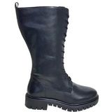 Custom Made - Dorfen - Dameslaars - Zwart - Leer