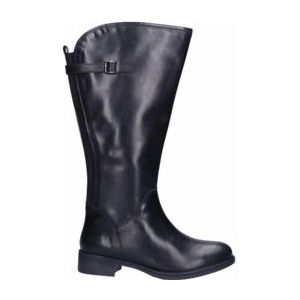 JJ Footwear - Kreta - Dameslaars - Zwart - Leder