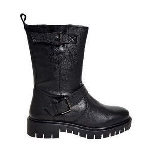 Custom Made - Ulm - Enkellaars - Zwart - Leer - Dames