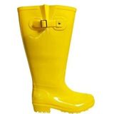 Regenlaars Wide Wellies Geel Kuitmaat XL-Schoenmaat 39