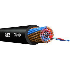 Klotz PW04X.200 PolyWIRE XLPE multicore kabel 4 paren 200m (per rol)