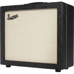 Supro 1732 Royale Cabinet Black Scandia 1x12 gitaar speakerkast