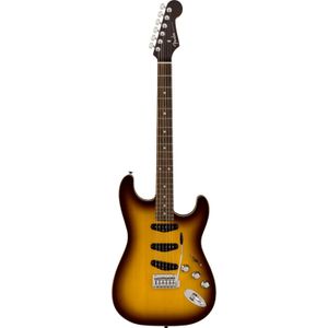 Fender Aerodyne Special Stratocaster Chocolate Burst RW elektrische gitaar met gigbag