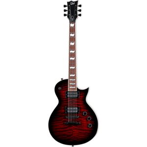 ESP LTD EC-256 QM See Thru Black Cherry Sunburst elektrische gitaar