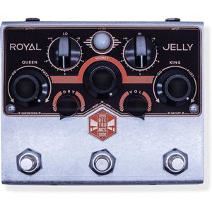 Beetronics Royal Jelly Black Overdrive / Fuzz blender effectpedaal