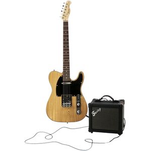 Fazley FTL218 Natural elektrische gitaar + versterker + kabel