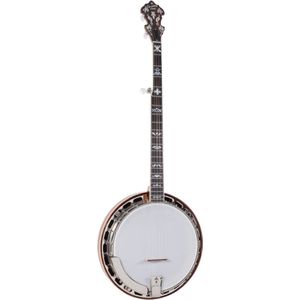 Recording King RK-ELITE-75 Elite Flying Eagle 5-Snarige Banjo met armsteun en luxe koffer