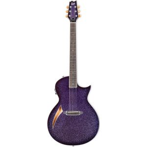 ESP LTD Thinline Series TL-6 Purple Sparkle Burst elektrisch-akoestische westerngitaar