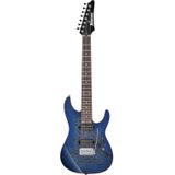 Ibanez AZ427P2QM Premium Twilight Blue Burst 7-snarige elektrische gitaar met gigbag