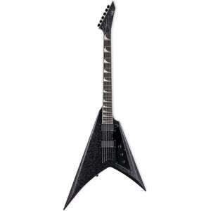 ESP LTD Kirk Hammett Signature KH-V Black Sparkle elektrische gitaar met koffer