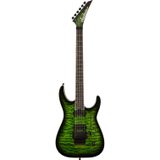 Jackson Pro Plus Series Dinky DKAQ Emerald Green EB elektrische gitaar met gigbag