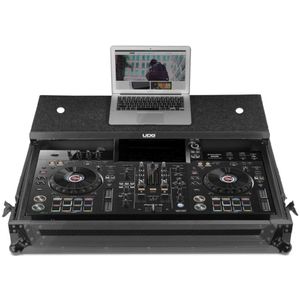 UDG Ultimate Flight Case Pioneer DJ XDJ-RX3 Black Plus hardcase met laptopplateau