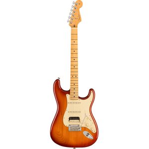 Fender American Professional II Stratocaster HSS Sienna Sunburst MN elektrische gitaar met koffer