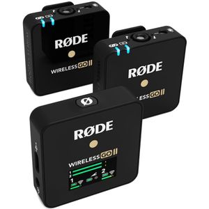 Rode Wireless GO II draadloze dasspeldmicrofoon