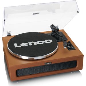 Lenco LS-430BN platenspeler met 4 ingebouwde luidsprekers