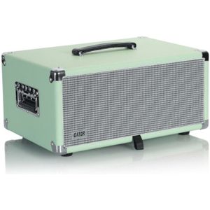 Gator Cases GR-RETRORACK-4SG Retro Rack Vintage Amp Vibe Rack Case 4U Seafoam Green