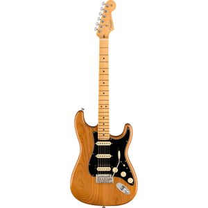 Fender American Professional II Stratocaster HSS Roasted Pine MN elektrische gitaar met koffer