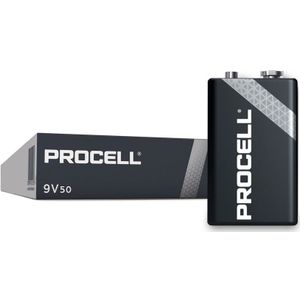 Procell Alkaline Constant PC1604 9V 6LR61 batterijen 50x