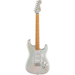 Fender H.E.R. Stratocaster MN Chrome Glow elektrische gitaar met gigbag