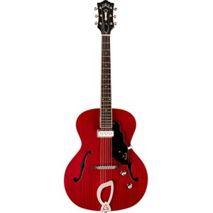 Guild T-50 Slim Dynasonic Cherry Red semi-akoestische gitaar