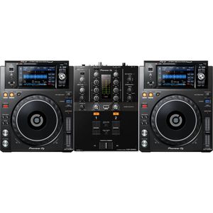 Pioneer DJ DJM-250MK2 + 2 x Pioneer XDJ-1000MK2 tabletop-speler
