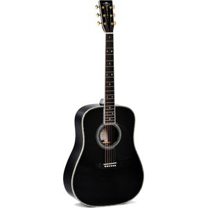 Sigma Guitars Custom SDR-42 Nashville all-solid D-14 elektr.akoest westerngitaar + softshell case