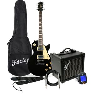 Fazley FLP318 Starter Pack Black elektrische gitaar starterset