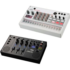 Korg Volca Sample + Korg Volca Mix analoge performance mixer