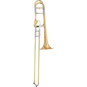 XO 1236-RLT (gelakt goudmess., open, thayer) Bb/F trombone met koffer