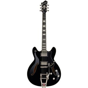 Hagstrom Tremar Viking Deluxe Black Gloss elektrische gitaar