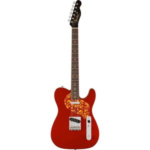 Fender Limited Edition Raphael Saadiq Telecaster RW Dark Metallic Red elektrische gitaar met luxe zwarte koffer