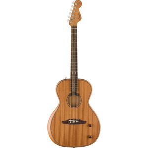 Fender Highway Series Parlor RW All-Mahogany elektrisch-akoestische westerngitaar met deluxe gigbag