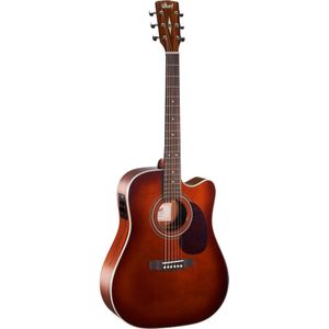 Cort MR500E Brown Burst elektrisch-akoestische westerngitaar