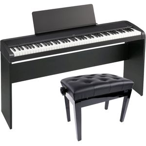 Korg B2-BK digitale piano zwart + onderstel + pianobank