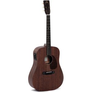Sigma Guitars SDM-15E elektrisch-akoestische western gitaar met softcase