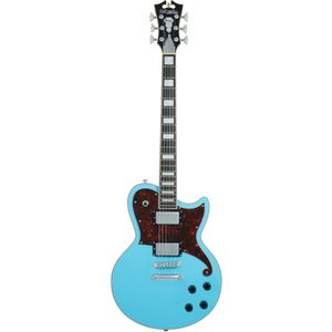 D'Angelico Premier Brandon Niederauer Atlantic Sonic Blue elektrische gitaar met gigbag